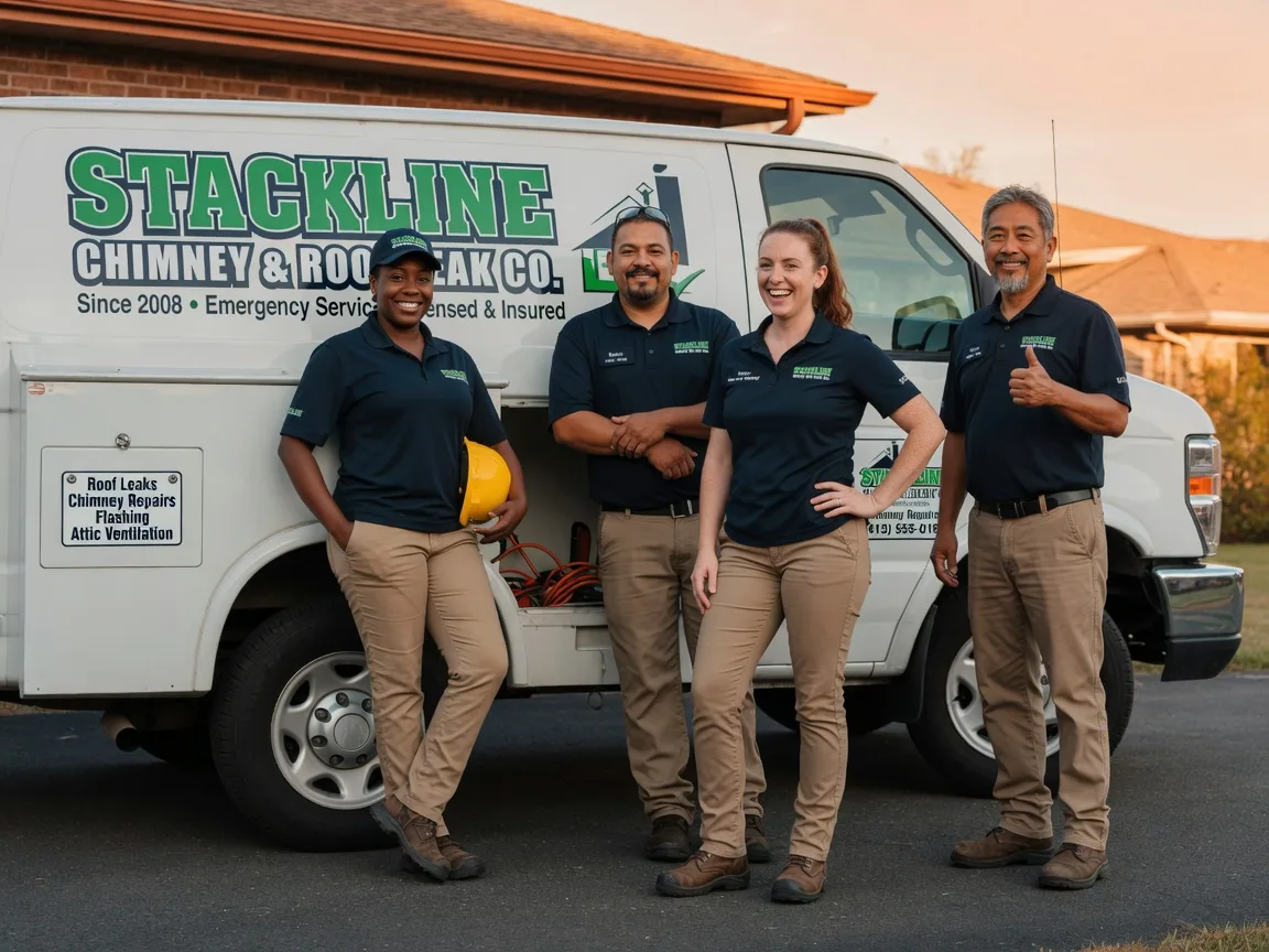 Chimney flashing repair company in New Waverly, TX